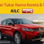 Runner Tukar Nama Kereta & Motor
