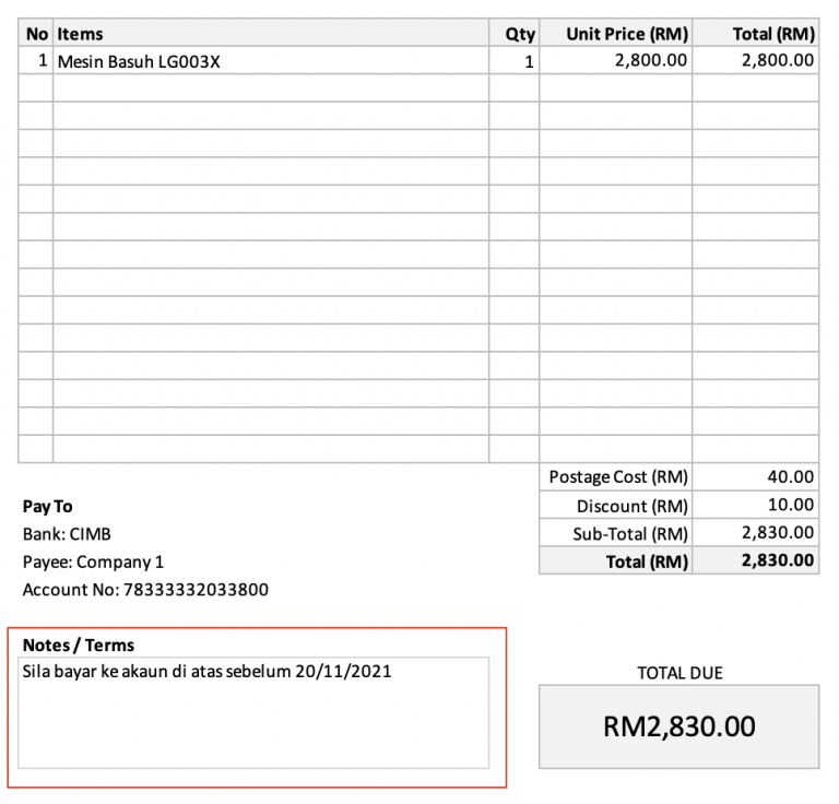 Template Rekod Jualan Excel Termasuk Inventori, Invois & Laporan ⋆ Rekemen