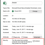 Cara Unblock Microsoft Excel